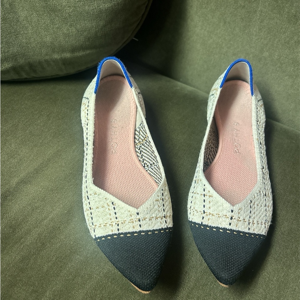 Rothy's size 7.5 Tweed flats